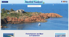 Desktop Screenshot of ferienvermietungen.meerblick-frankreich.com