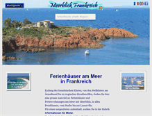 Tablet Screenshot of ferienvermietungen.meerblick-frankreich.com